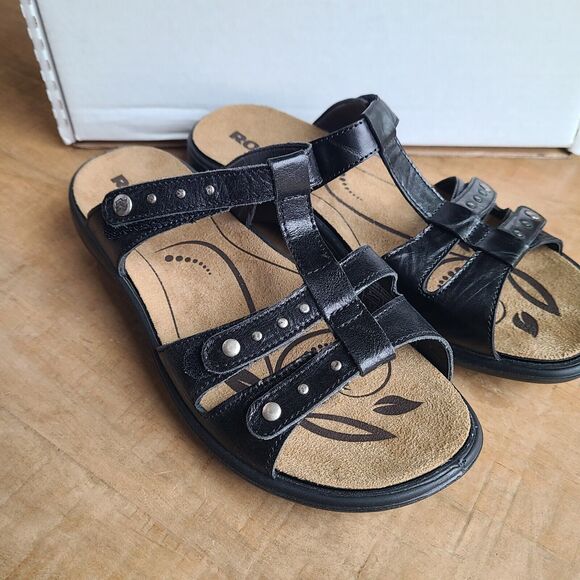 Josef Seibel Romika Germany Ibiza Orthotic friendly Sandal EU 37 Unique Stud NEW